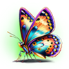 charms of the forest butterfly symbol