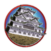 cherry blossoms temple symbol