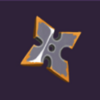 chest hunter shuriken symbol