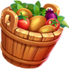 chicken burst extra vegetable bucket symbol