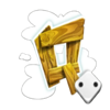chicken madness dice q symbol