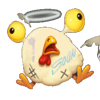 chicken royal chicken character symbol