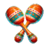 chili hot pots maracas symbol