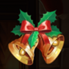 christmas spins bells symbol