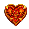 clover hell heart symbol
