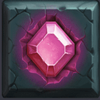 clover stone pink symbol