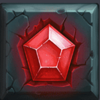 clover stone red symbol