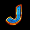 clovers of luck j letter symbol