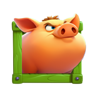 cluckin wild spins pig symbol