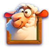 cluckin wild spins sheep symbol