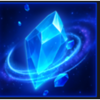 coins of cosmic critters hold and win blue crystal symbol