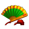 coins of dragon hold and win folding fan symbol