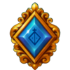 coins of halloween hold and win gold crystal emblem symbol