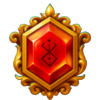 coins of halloween hold and win ruby medallion symbol