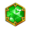 coins of zeus hold and win green symbol