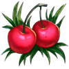 copacabana treasures dice cherries symbol