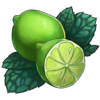 copacabana treasures dice lime symbol