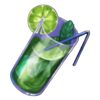 copacabana treasures green cocktail symbol