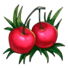 copacabana treasures red cherries symbol