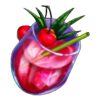 copacabana treasures red cocktail symbol