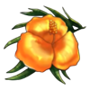 copacabana treasures yellow flower symbol