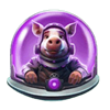 cosmic cows cash collect pig symbol
