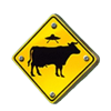 cosmic cows cash collect sign symbol