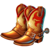 cowboy showdown boots symbol