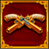 cowboy showdown guns symbol