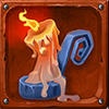 crazy wizard warlock wilds candle symbol
