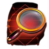 crime scene investigation magnifier symbol