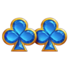 crown strike hold and win blue club gems symbol