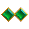 crown strike hold and win emerald gems symbol