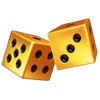 crown strike hold and win gold dice symbol