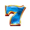 crown triumph 7s hold and win blue seven symbol