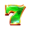 crown triumph 7s hold and win green seven symbol