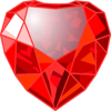 crystal clear redgem symbol