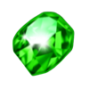 crystal jewels green symbol