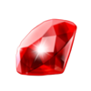 crystal jewels red symbol