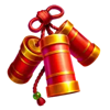 cute dragon firecrackers symbol