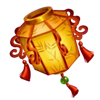 cute dragon lantern symbol