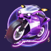 cyber race motorcycle symbol