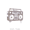 da block radio symbol