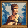 da vinci ways girl with an ermine symbol