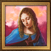 da vinci ways head of a woman symbol