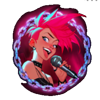 daimons rock lady singer symbol