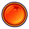 dancing joker orange symbol