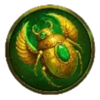 dawn of aten oranje jackpot scarab symbol