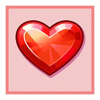 dazzle me megaways heart symbol