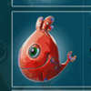 deep oceans red fish symbol